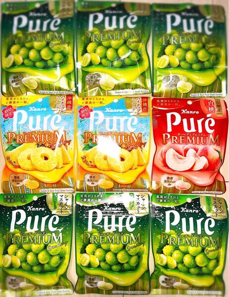 ③【匿名配送・即日発送】 お菓子 ピュレグミプレミアム まとめ売り