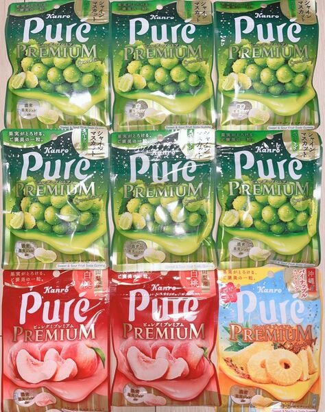 ①【匿名配送・即日発送】 お菓子 ピュレグミプレミアム まとめ売り