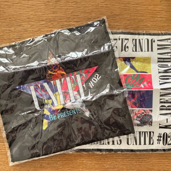 B’z UNITE#02 ガチャガチャ ファイバータオル白・黒