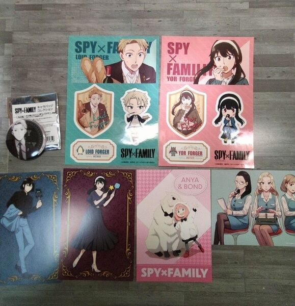 SPY×FAMILY ポストカード・シール・缶バッジ