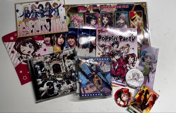 バンドリ!ガールズバンドパーティー! グッズ アニメ グッズセット ステッカー ラバーストラップ