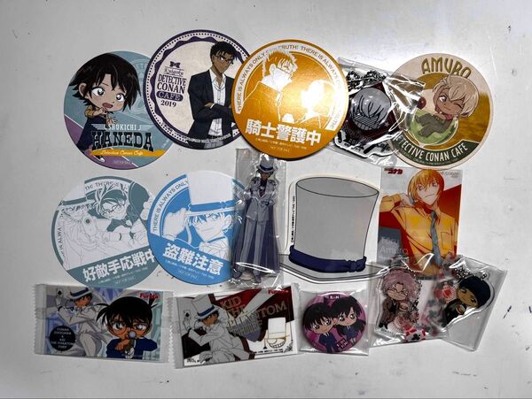 名探偵コナングッズ まとめ売り 缶バッジ グッズ アクリルキーホルダー キャラ分け アニメ グッズセット アクリルスタンド セット