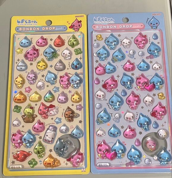 しずくちゃん ボンボンドロップシール 2点セット