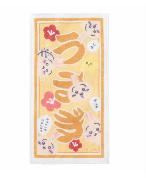 ちいかわ 東京みやげ 細めハンドタオル うさぎ