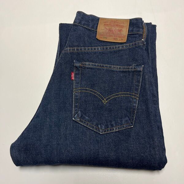 90s 日本製 Levi’s リーバイス 504-00 ルーズストレートジーンズ デニムパンツ W29 L36