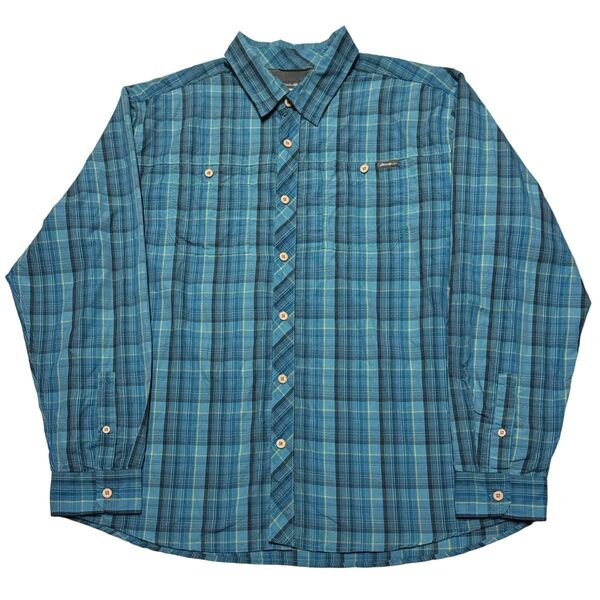 Eddie Bauer エディーバウアー 長袖シャツ チェック アウトドア XL