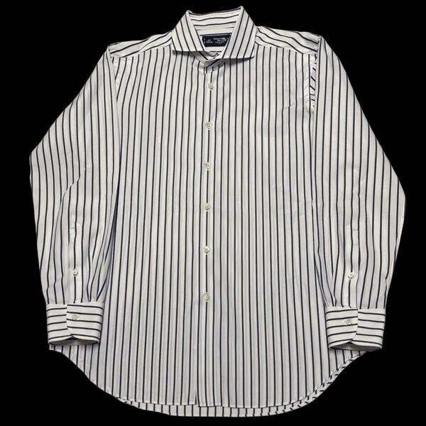 鎌倉シャツ Maker's Shirt 225 Liberty 長袖シャツ ストライプ 41-85