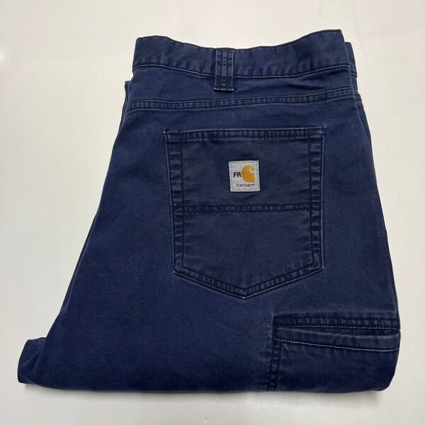 Carhartt FR カーハート 104204-126 リラックスフィット ストレッチワークパンツ ネイビー W40 L32