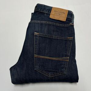 Abercrombie & Fitch アバクロ スリムストレートジーンズ デニムパンツ W28 L30