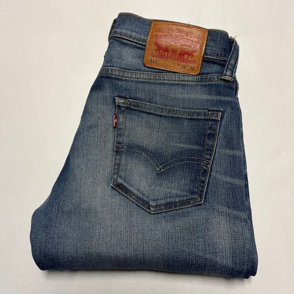 Levi’s リーバイス 511 スリムフィットテーパード ストレッチジーンズ デニムパンツ 00511-1307 W29 L32