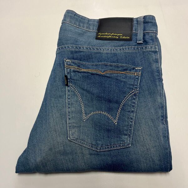 EDWIN エドウィン 503NC クロップドストレッチジーンズ デニムパンツ M 日本製