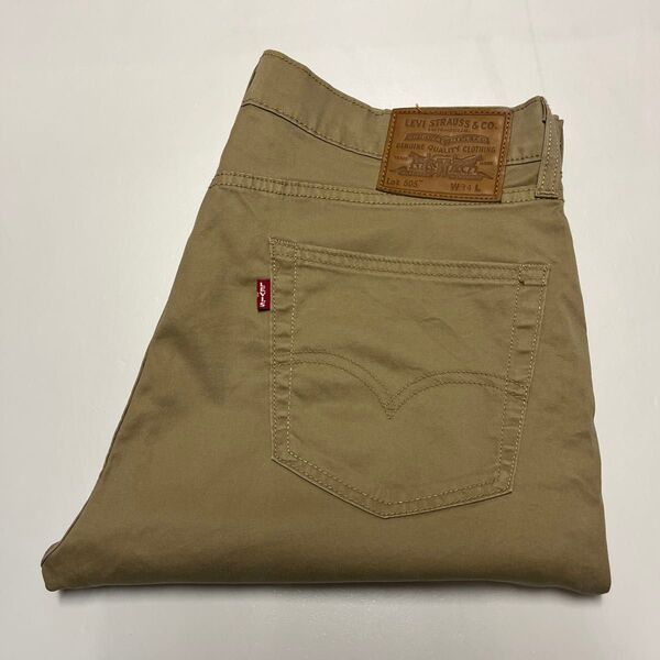 Levi’s リーバイス 505 COOL クロップド ストレッチパンツ ベージュ 28229-0040 W34