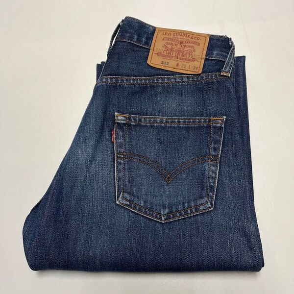 Levi’s リーバイス 512 ストレートジーンズ デニムパンツ ジーンズ 512-0301 W29 L34
