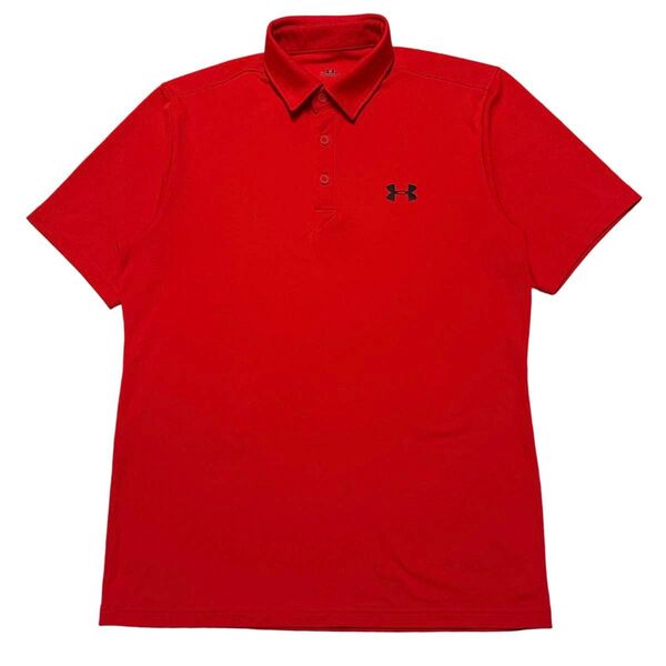 UNDER ARMOUR アンダーアーマー 半袖ポロシャツ レッド XL