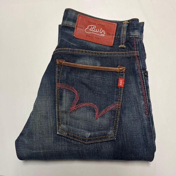 EDWIN エドウィン BTJ03 ブルートリップ ストレッチジーンズ デニムパンツ W30 日本製