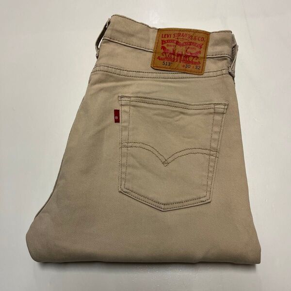 Levi’s リーバイス 513 スリムストレッチジーンズ デニムパンツ ベージュ 08513-0337 W30 L32