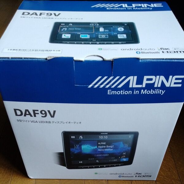 【新品未使用品】アルパイン 9インチディスプレイオーディオ フローティング ビッグDA DAF9V