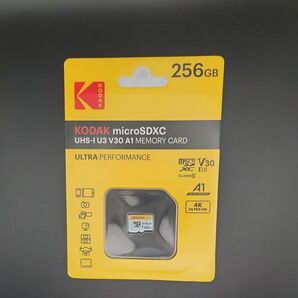 【新品未開封】KODAK microSDXC 256GB UHS-I U3 V30 A1