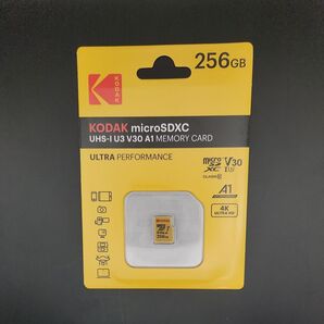 【新品未開封】KODAK microSDXC 256GB UHS-I U3 V30 A1