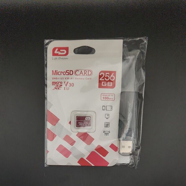 【新品未開封】Life Dream MicroSDカード 256GB UHS-I U3 V30 A1