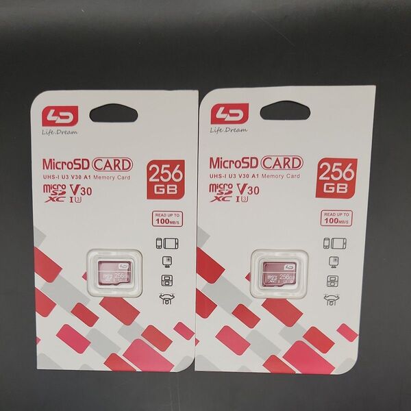 【新品未開封】Life Dream MicroSDカード 256GB 2個セット