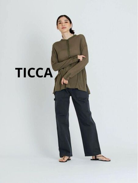 新品 TICCA ティッカ ワークパンツ カーゴパンツ 黒 未使用 タグ付き ブラック パンツ