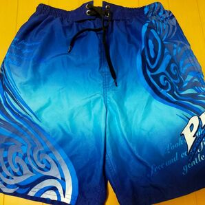 PIKO 男児 160cm 水着 海パン スイムウェア 青系