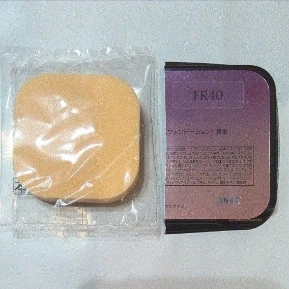 新品 カバーマーク フローレスフィット ファンデーション FR40 パフ付き サンプル COVERMARK