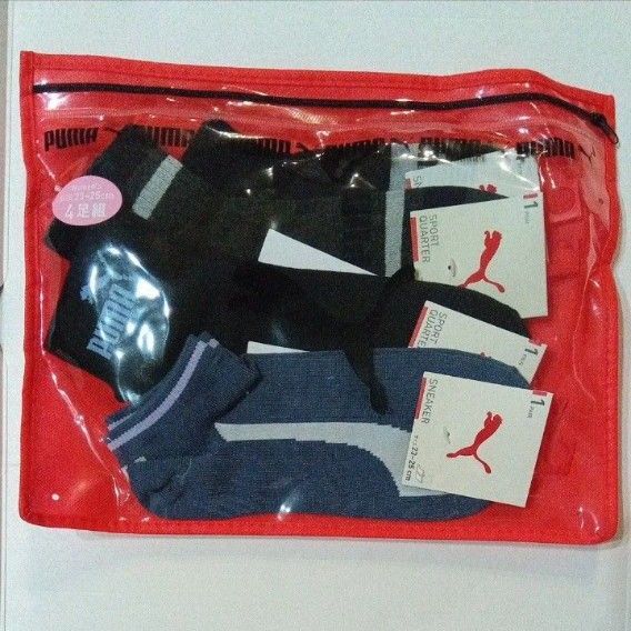 新品 23~25cm PUMA レディース ソックス 4点 プーマ 靴下