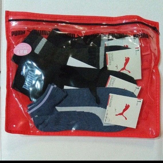 新品 23~25cm PUMA レディース ソックス 4点 プーマ 靴下