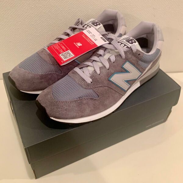 ニューバランス CM996CB2 スニーカー 27cm ワイズD new balance ライトグレー