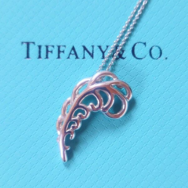 極美品 Tiffany&Co. ティファニーアンドコー ネックレス リーフ パロマピカソ シルバー925 ケース付き 激レア 希少