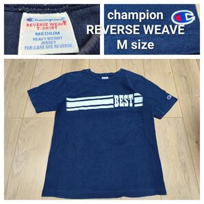 チャンピオン M Tシャツ 半袖 Champion 半袖Tシャツ ポケットTシャツ プリント 古着 ビンテージ
