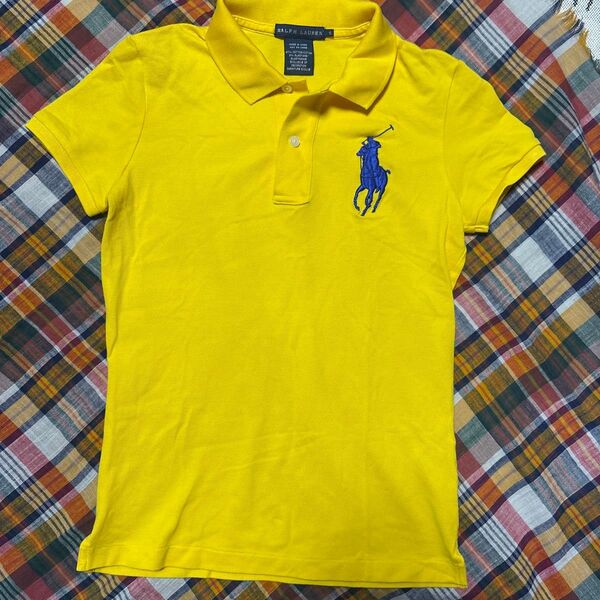 RALPH LAUREN ポロシャツ イエロー レディース