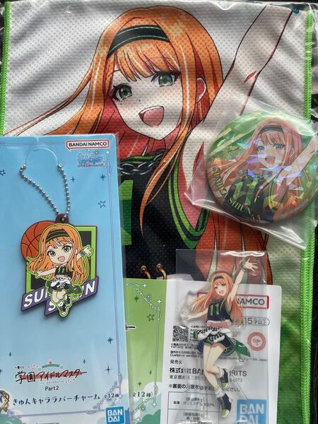 学園アイドルマスター 一番くじ Part2 紫雲清夏 アクリルスタンド 缶バッジ ラバーチャーム タオル 学マス