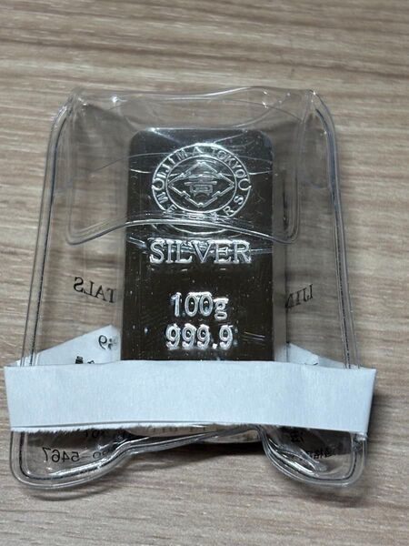 (650)純銀インゴット100g【シルバー】【井島貴金属精錬】