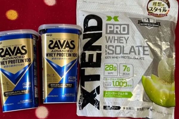 新品未開封 savas&エクステンド メロンヨーグルト バニラ ホエイプロテイン WHEY XTEND ザバス クーポン 送料込み