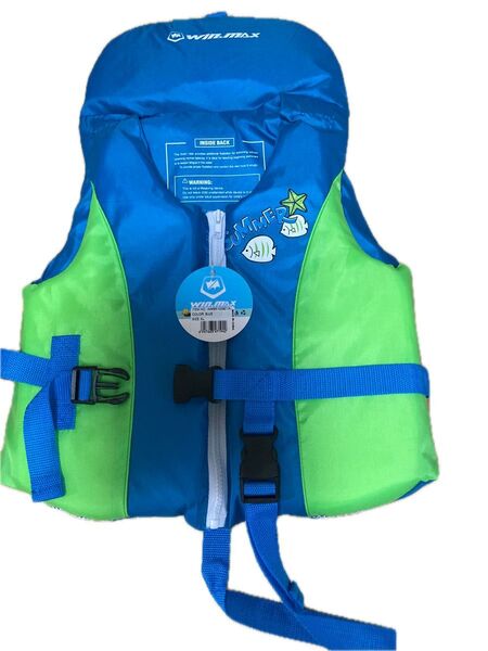 夏休みに!子供用 ライフジャケット サイズXL (5〜7歳用)