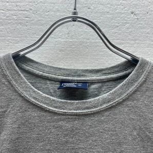 90's 00's ポロラルフローレン クルーネック 半袖Tシャツ 霜降りグレー (Ｍ) 灰 90年代 00年代 旧タグ オールド POLOの画像6