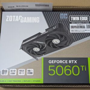 【新品未開封】【納品書付】ZOTAC RTX 5060 Ti 8GB Twin Edge OC ZT-B50610H-10M