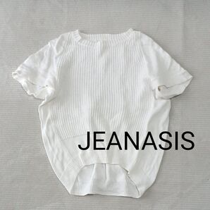 【124】JEANASIS◆半袖サマーニット