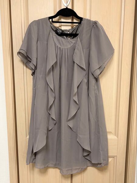 レディースLサイズ シフォン ワンピース チュニック
