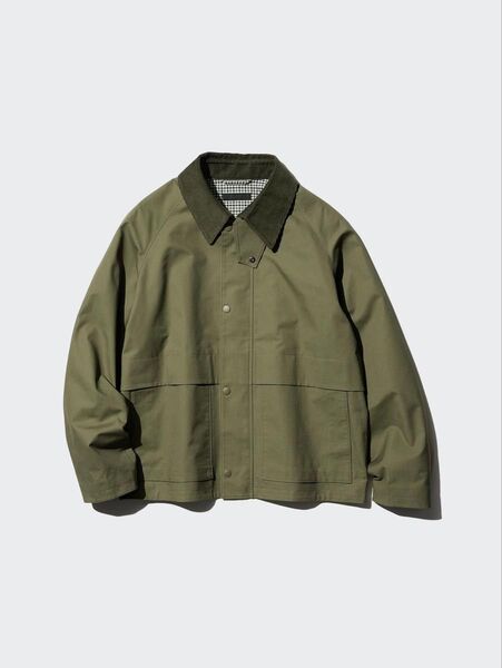 新品 UNIQLO ユニクロ ユーティリティショートブルゾン 56 OLIVE オリーブ Sサイズ