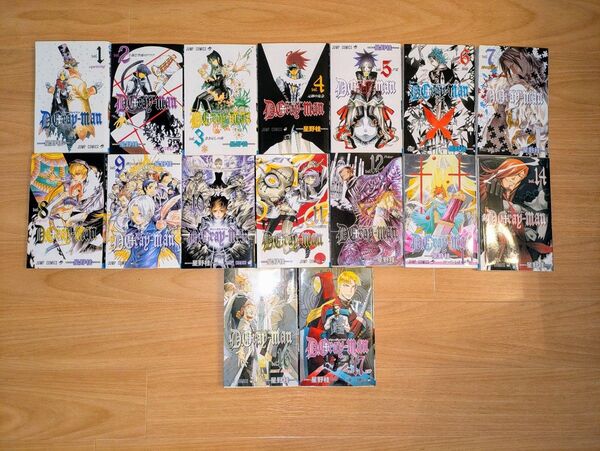 ディー・グレイマン D Gray-man 漫画 単行本セット1~14、16~17巻セット 集英社 星野桂