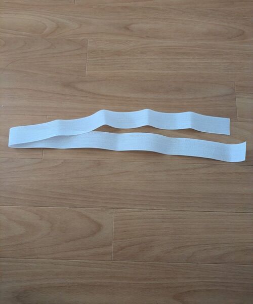4cm巾ベルト芯 インサイドベルト 糊付き 108cm 白 洋裁
