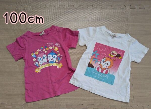 アンパンマン 半袖Tシャツ 女児 100cm