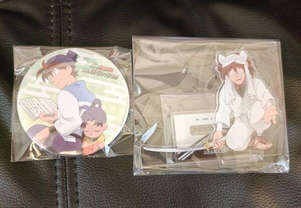 劇場版 忍たま乱太郎 ドクタケ忍者隊 最強の軍師 アニメイト特典 アクリルスタンド&缶バッジ 土井半助&きり丸