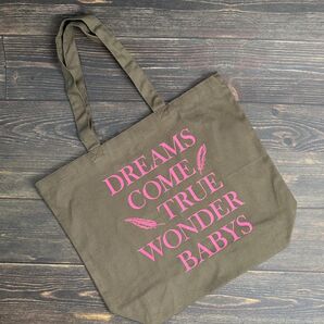 DWL2023×KEITAMARUYAMA TOTE BAG (KHAKI×PINK)トートバッグ