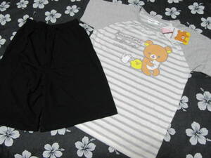  sun X * Rilakkuma short sleeves pyjamas * gray 140