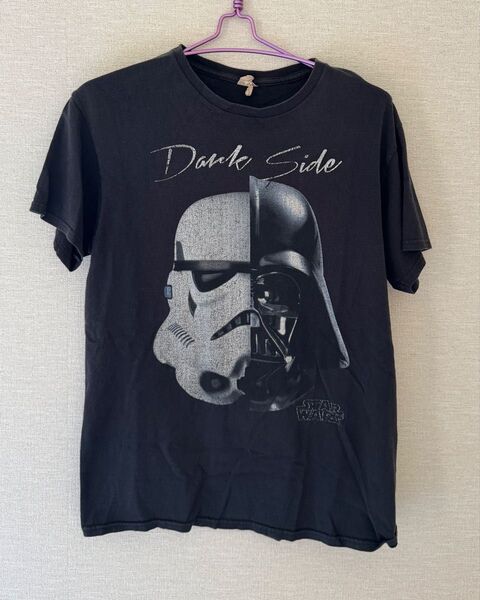 【USED★古着】★STAR WARS スターウォーズ ダースベイダー Tシャツ L 古着 ヴィンテージ ブラック 黒